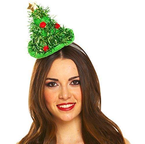 Mini Christmas Tree Headband Hat