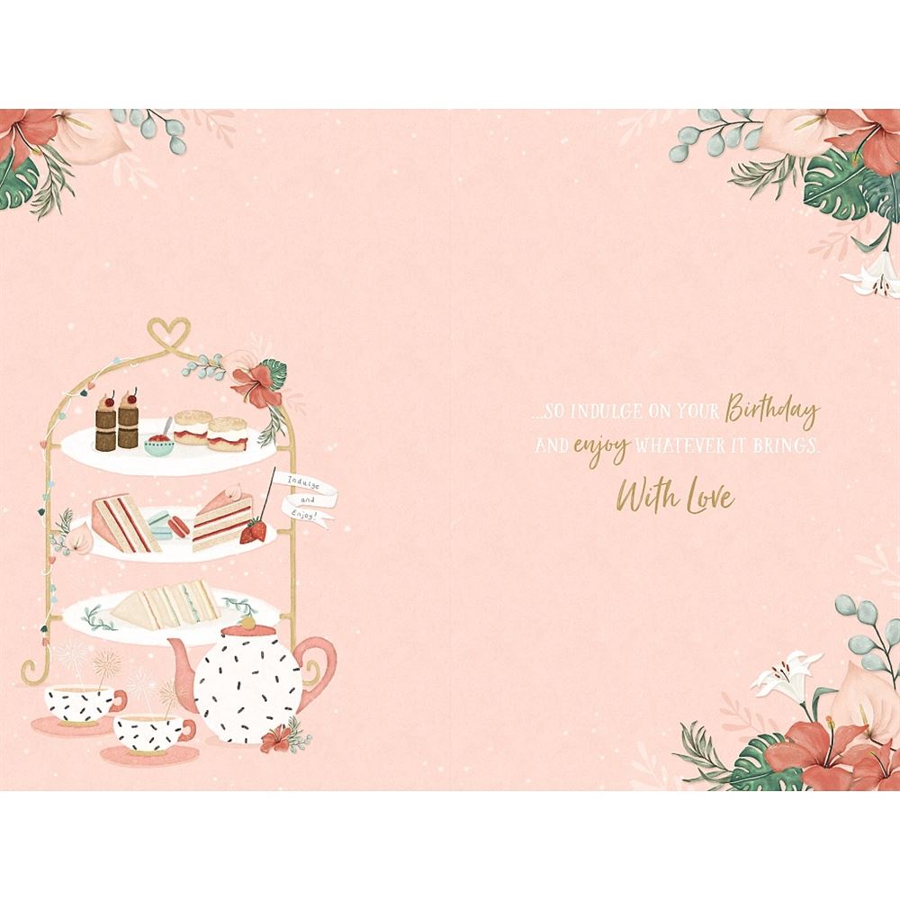 Afternoon Tea Design Sister in Law Birthday Card