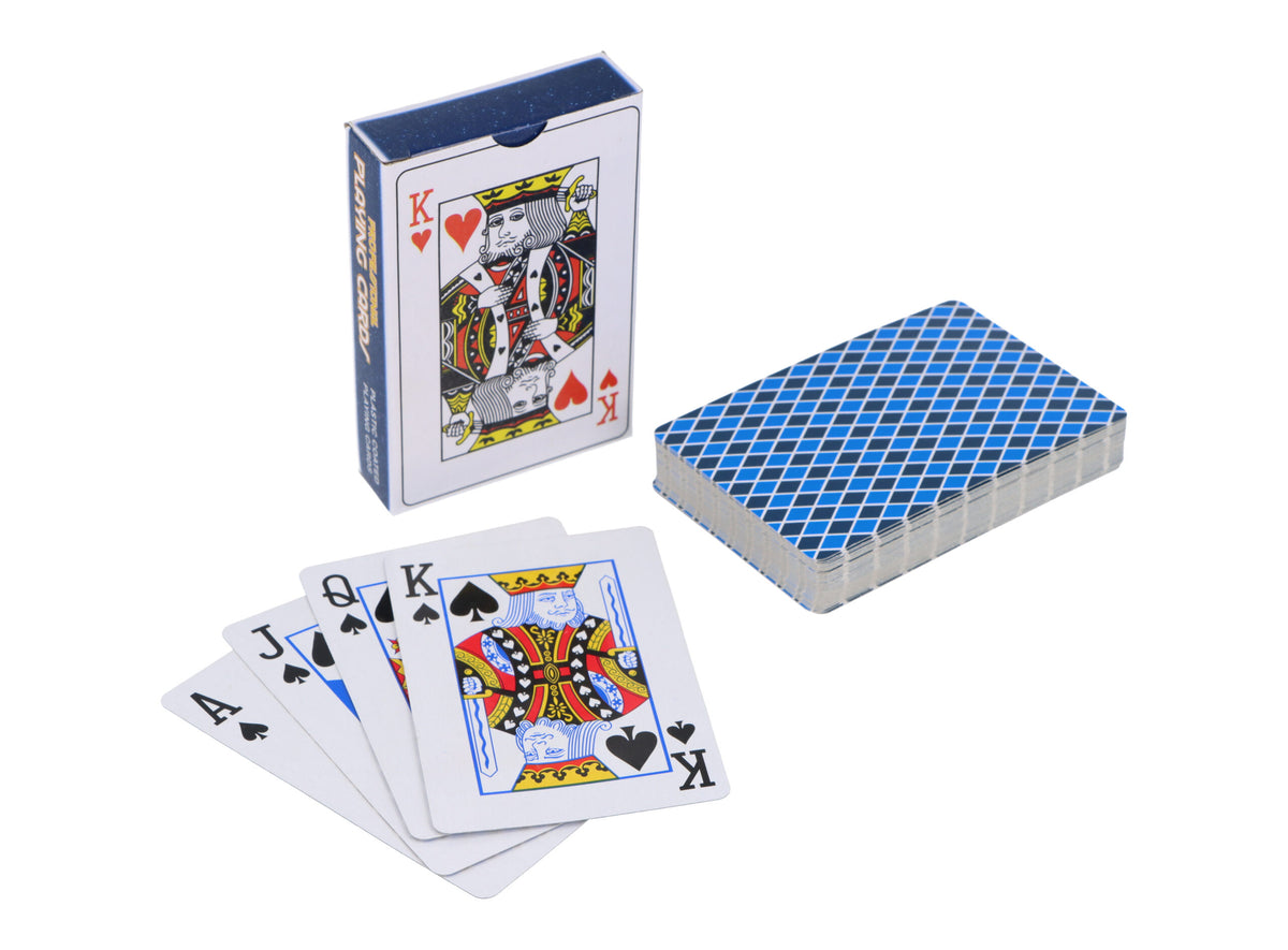 Plastic Coated Playing Cards (9x6cm)