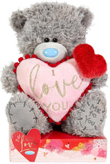 Me To You Tatty Teddy 'Love You' 15cm Bear With Pom Pom Heart Official Valentine's Day Collection