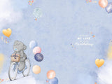 Bears On Bicycle Gorgeous Husband Luxury Birthday Card