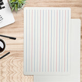 Pack of 12 Handwriting Lined A4 Drywipe Whiteboards