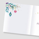 Wreath Design Lovely Friends Christmas Card