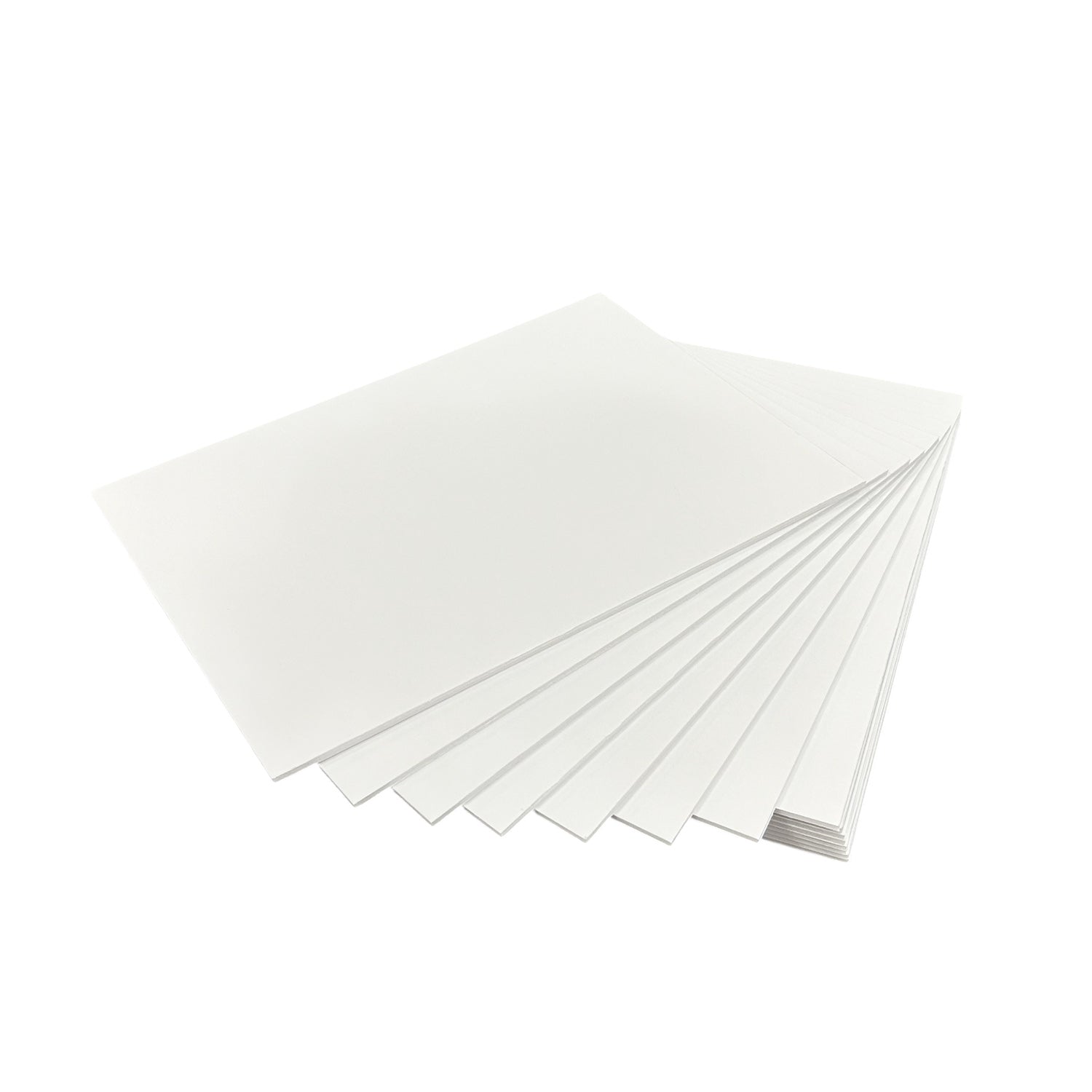 Pack of 15 A4 3mm White Foam Boards – 210 x 297mm
