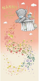Bear In Hot Air Balloon Nanny Mother's Day Card