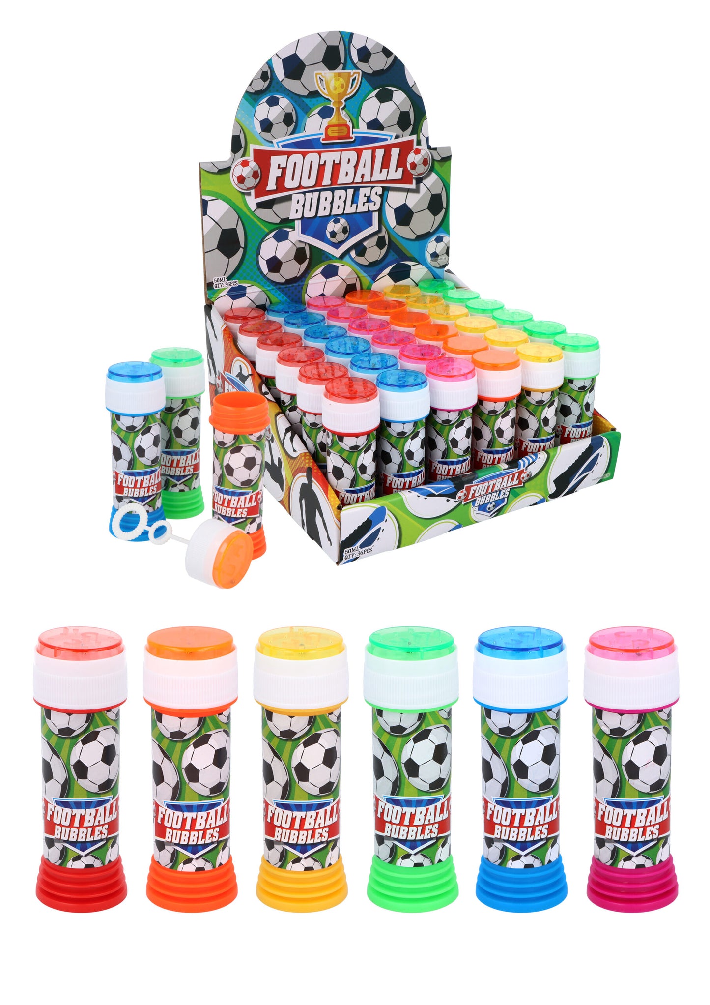 Football Bubble Tub with Wand (50ml)