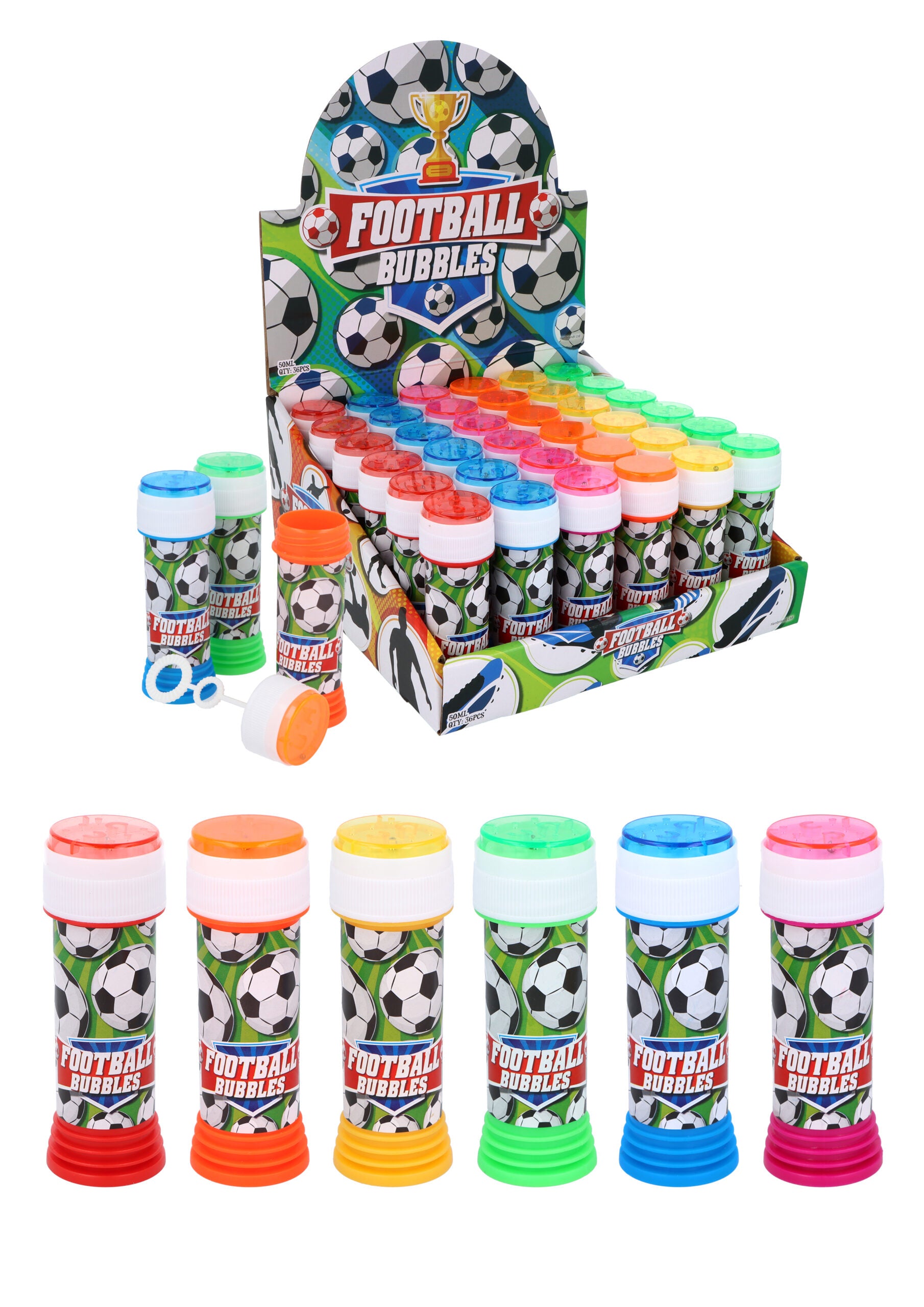 Football Bubble Tub with Wand (50ml)