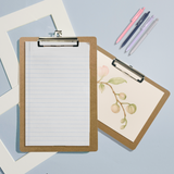 Pack of 2 A4 Wooden Clipboards – Portrait & Landscape Orientation