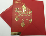 Grandma And Granddad Christmas card By Carte Blanche 