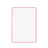 A4 Double Sided Magnetic Erasable MDF Plain Whiteboard With Pink Border