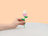 Single Flower Lego Block Kit - Creative Construction Toys Party Favours Stocking Fillers