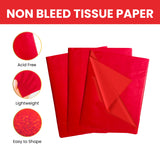 Pack of 30 Red Acid Free 50 x 70cm Tissue Paper Sheets