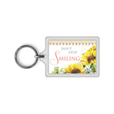 Don't Stop Smiling Celebrity Style World's Best Keyring