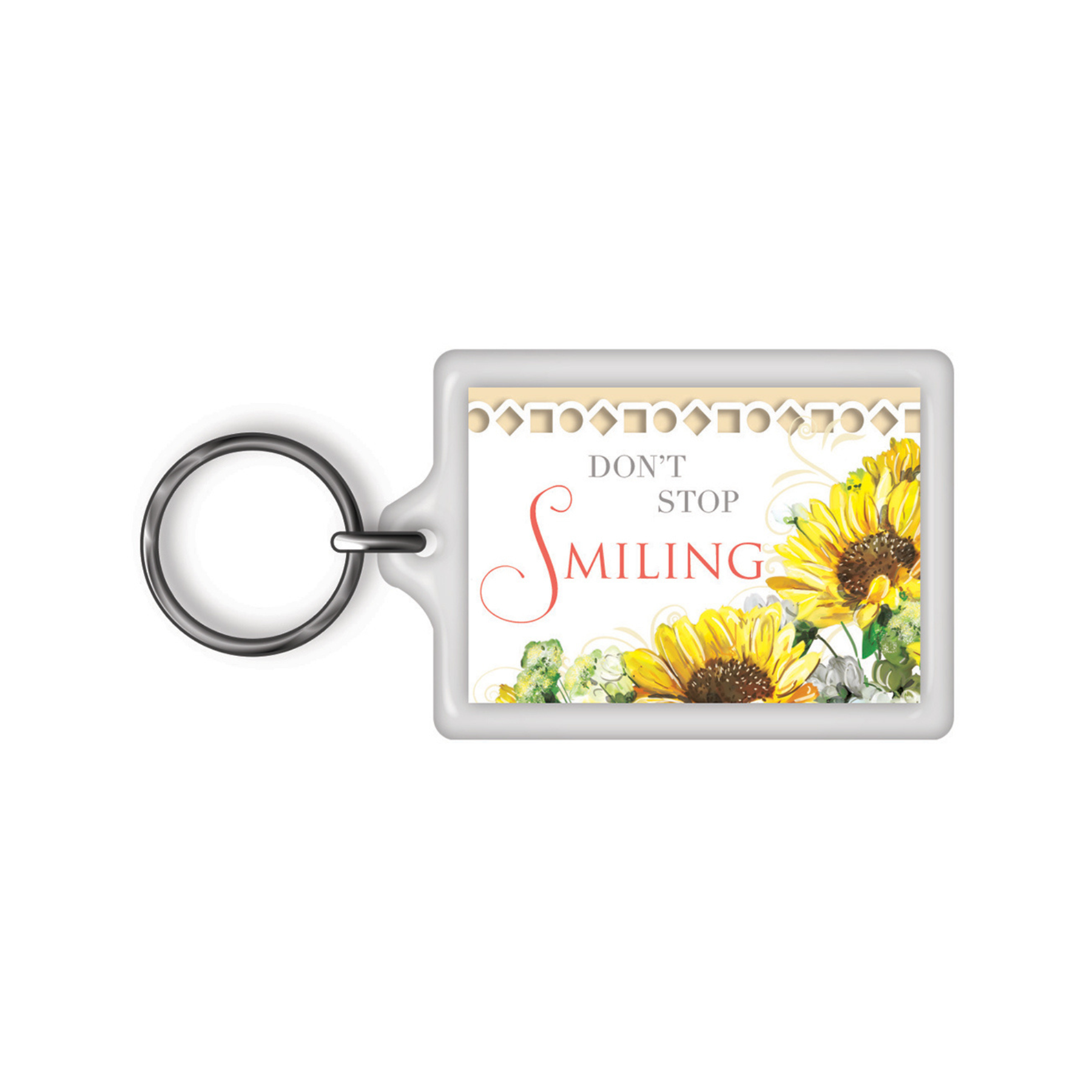 Don't Stop Smiling Celebrity Style World's Best Keyring
