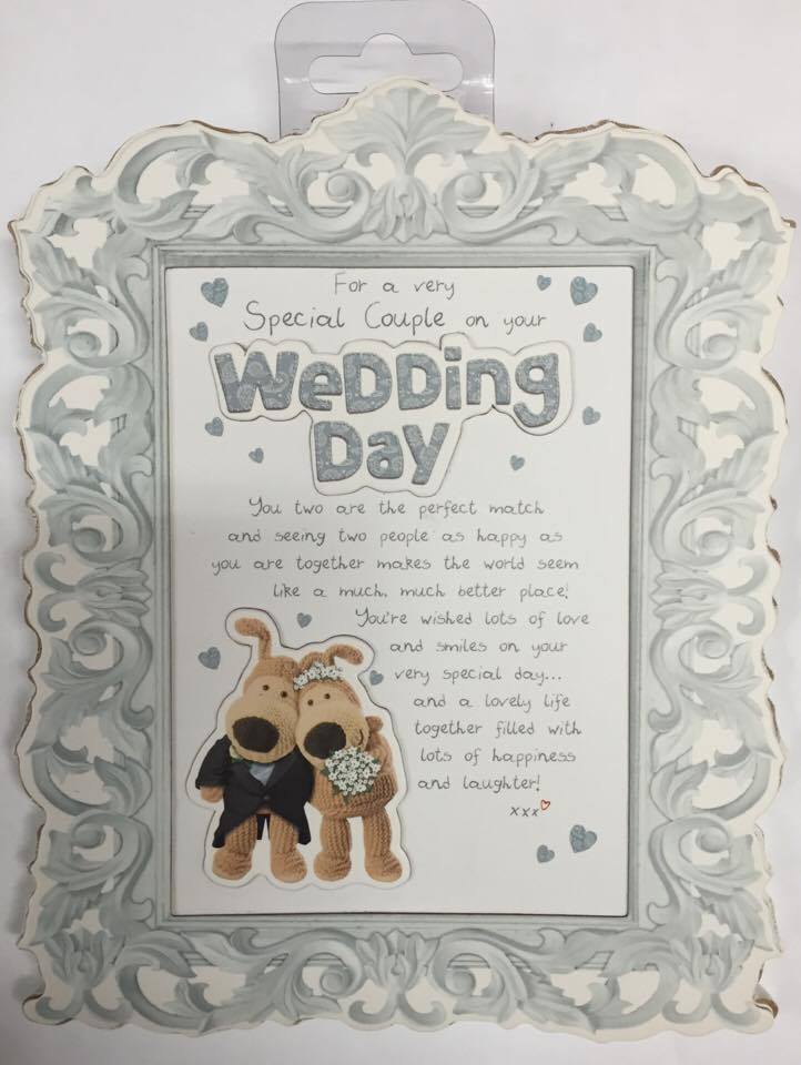 Boofle Wedding Poem Frame (401960)