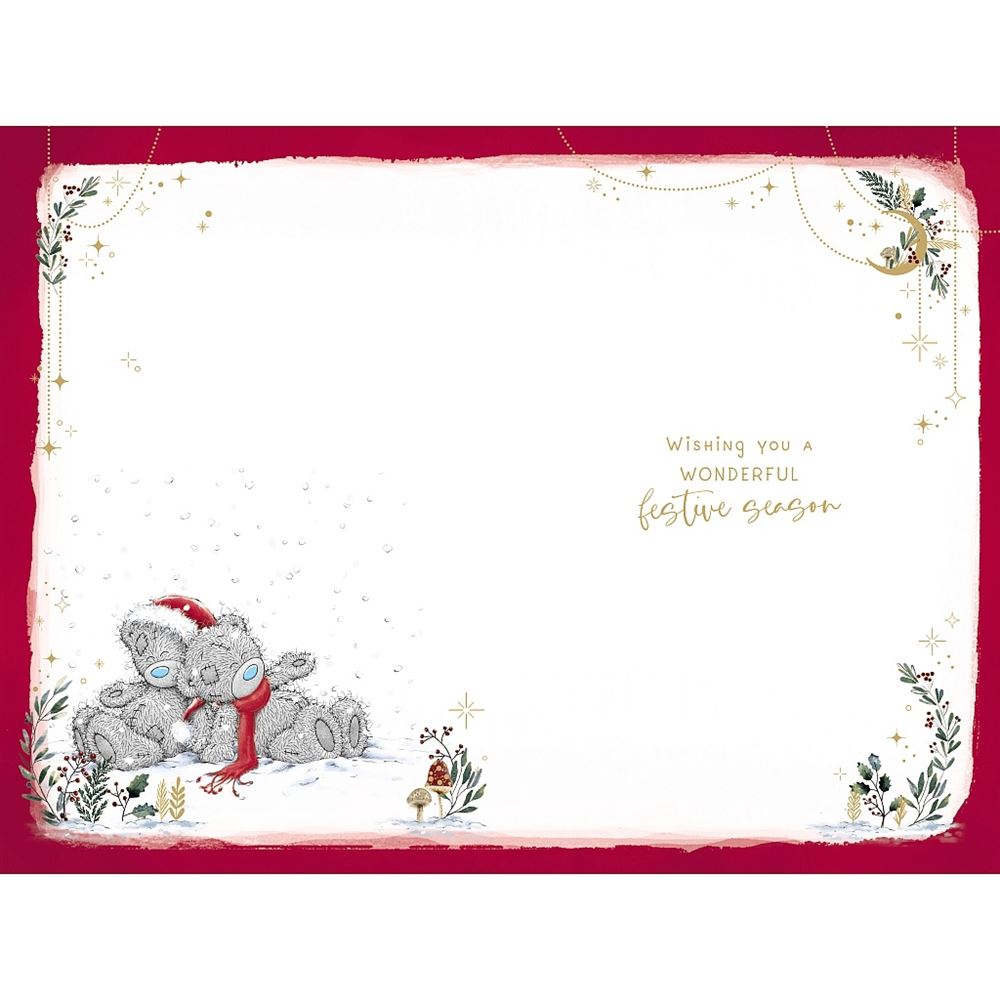 Bears On Sledge Special Couple Christmas Card