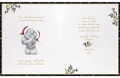 Bears On Sleigh Girlfriend Boxed Christmas Card {DC}