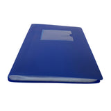 A5 Blue Flexible Cover 100 Pocket Display Book
