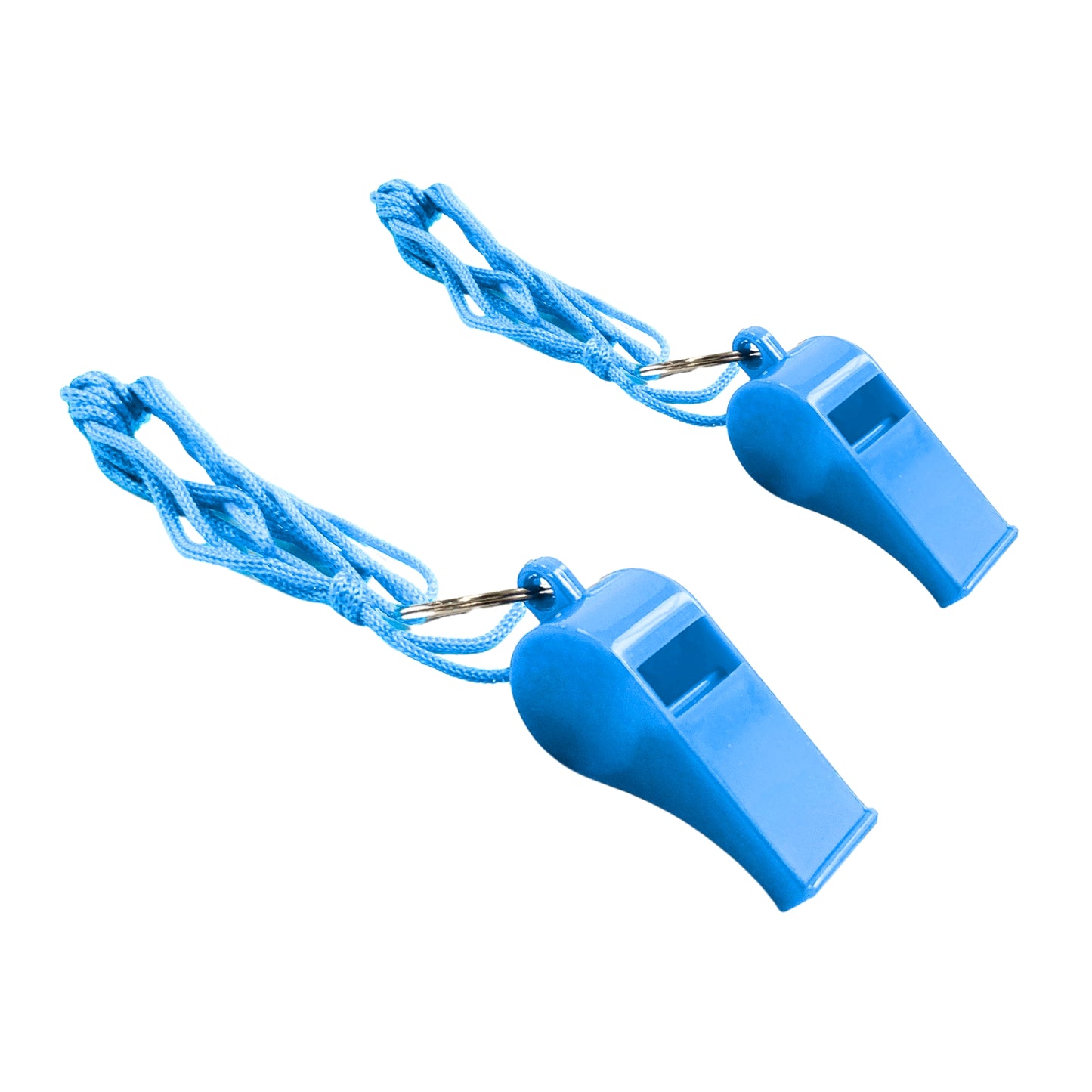 Light Blue Plastic Whistle {DNL}
