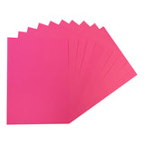 Pack of 20 A2 Bristol Board Pink Colored Craft Papers 230gsm