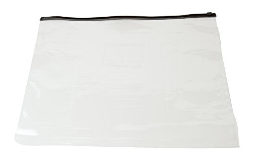 Pack of 12 A3 Black Zip Zippy Bags