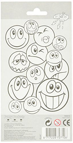 Twinkle Stickers Crazy Yellow Faces
