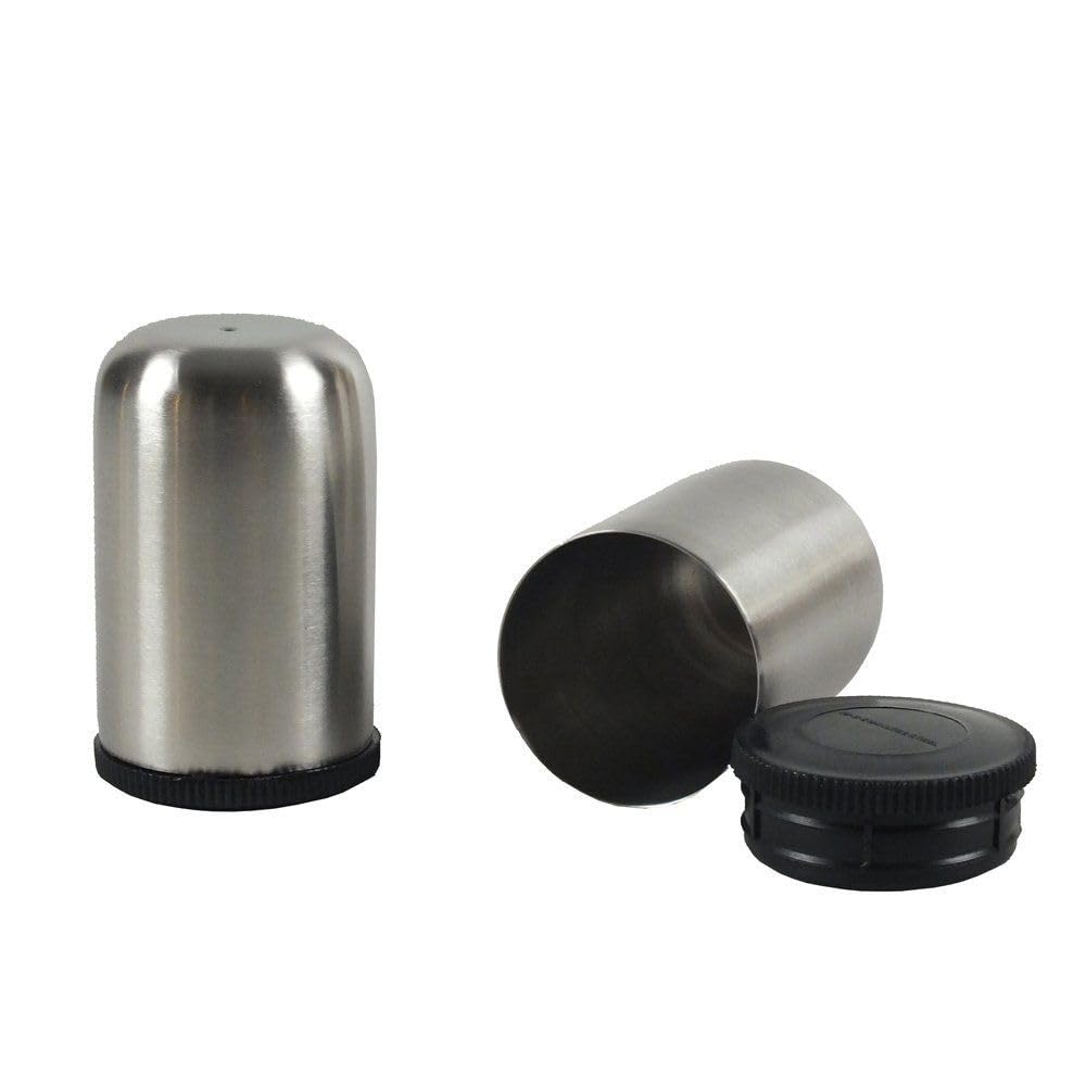 Kela 16921 Salt / Pepper Shaker Twin 2-Piece Set Stainless Steel {DC}