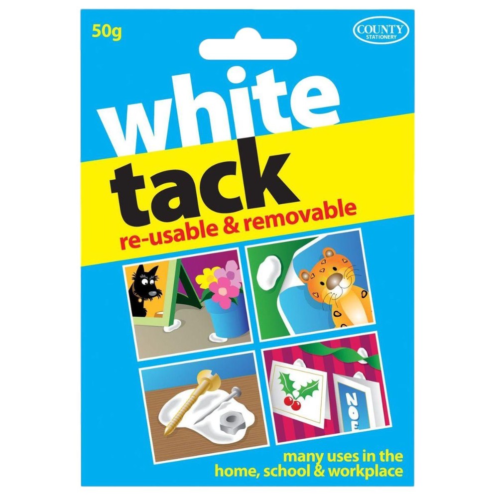 White Tack Reusable and Removeable