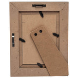 Hampton Farmhouse 4x6 Distressed Black Painted Wood Photo Frame