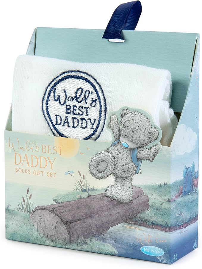 Me to You 'World's Best Daddy' Socks In Gift Box For Father's Day Or Birthday Official Collection
