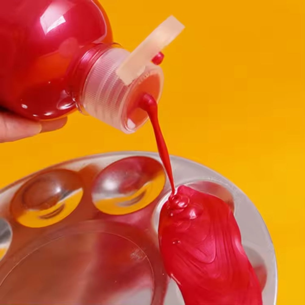 500ml Orange Metallic Poster Paint