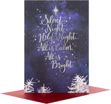 Peaceful Christmas Card "Silent Night"