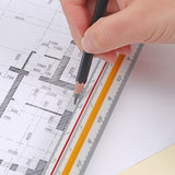 30cm Plastic Triangular Scale Ruler