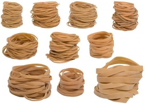 Q-Connect Rubber Bands Assorted Sizes 500g 
