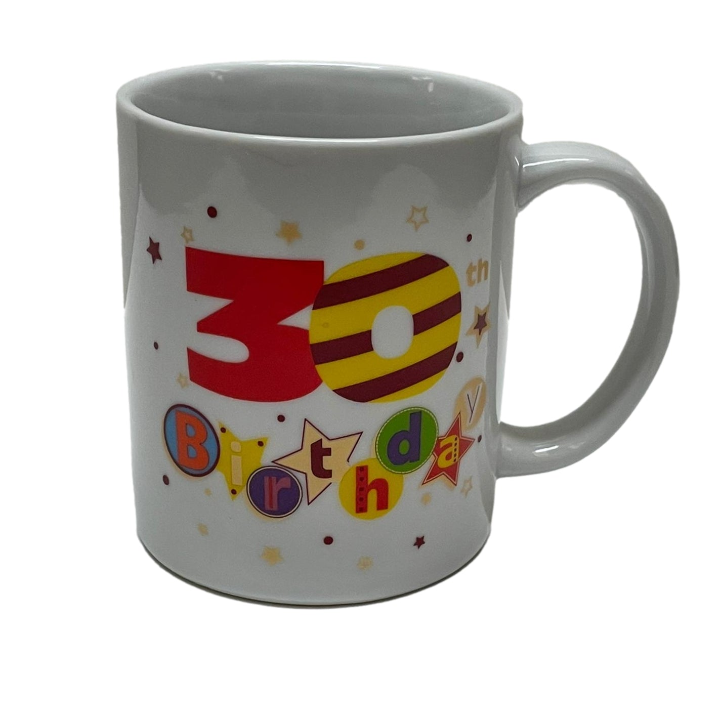 Happy 30th Birthday China Mug - Talking Pictures Fanfare Collection