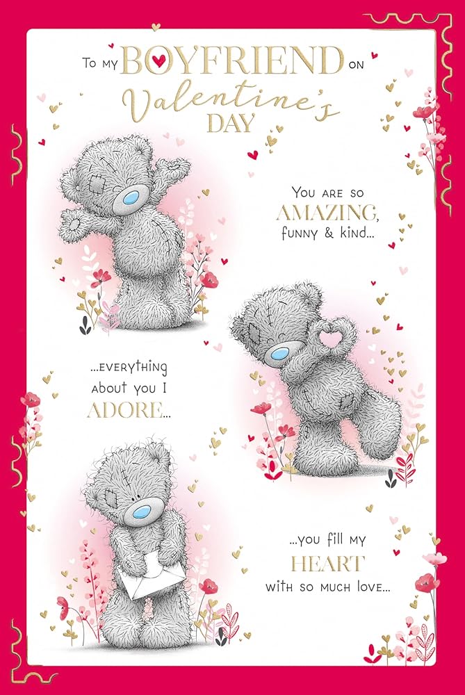 Bear Storyboard Boyfriend Valentine's Day Card