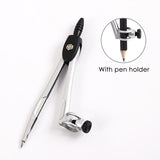 Two Layers Zinc Alloy Compasses with Ruler Math Set