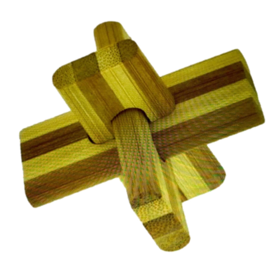 Bamboo Puzzle Hendrix, Fascinating iq busting environmentally friendly bamboo 3 D Puzzle.