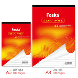 A4 100 Pages Lined Notebook