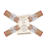Pack of 6 14" Fill Your Own Kraft Christmas Dinner Crackers