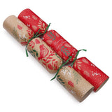 Pack of 6 14" Robin Premium Christmas Dinner Crackers