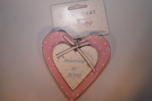Love Home Wedding Plaque - Married in 2012