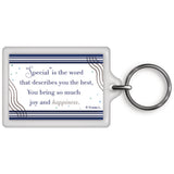 World's Best Brother Celebrity Style Keyring