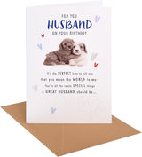 Cavapoo Puppies Design Husband Birthday Card