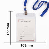 Box of 50 Name Badges with Lanyards