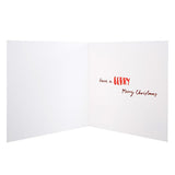 Christmas Bauble Card 'Deck the Halls' 