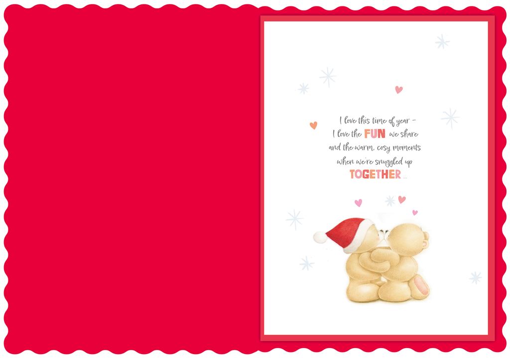 Forever Friends Lovely Fiancee Boxed Christmas Card