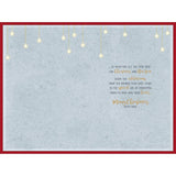 Penguins Stood on Moon Special Couple Christmas Card