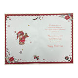 For a Special Nannie Santa Bear Christmas Card