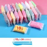 Set of 24 Colours Good Quality Super Light Clay